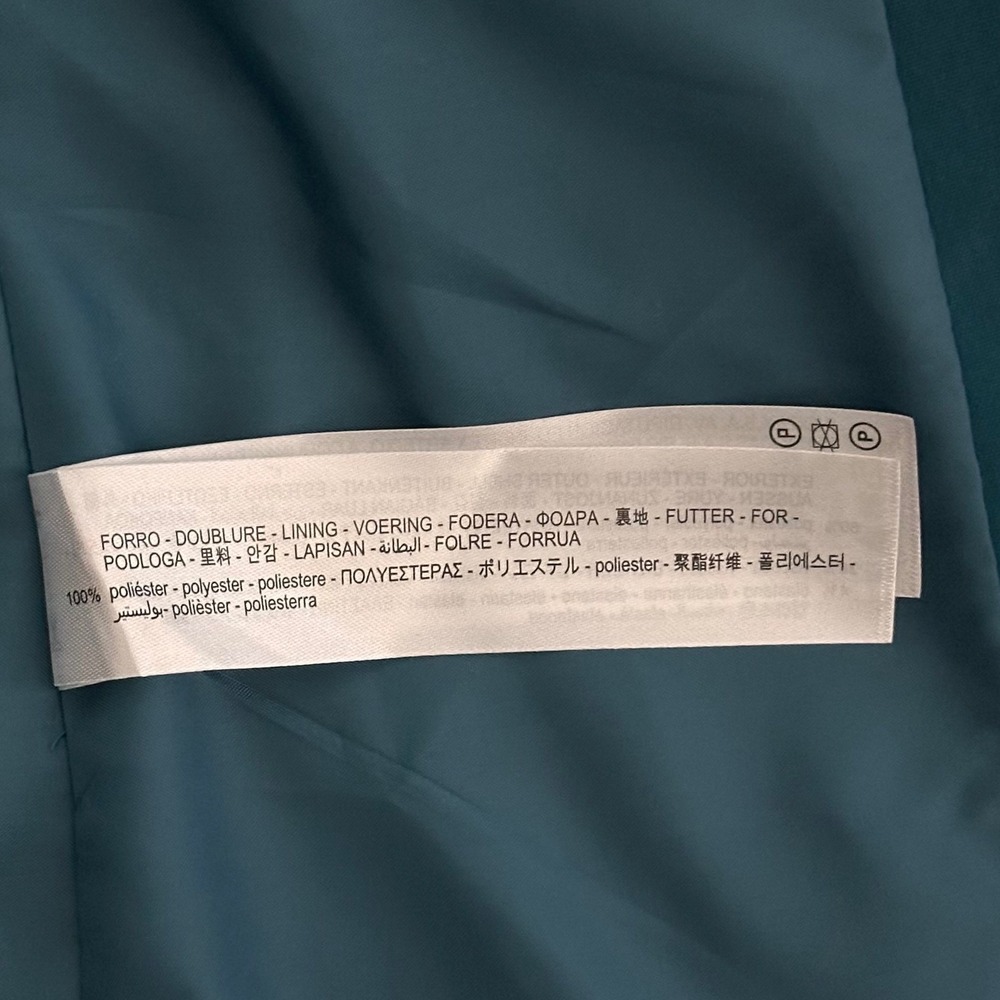 Zara Teal Single-Button Blazer - Picture 12 of 15